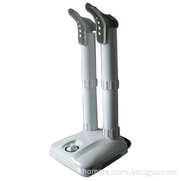 Shoe dryer with ozone (optional), timing and heater